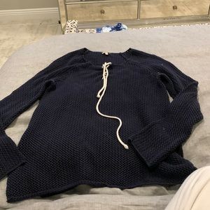 Project navy sweater size medium